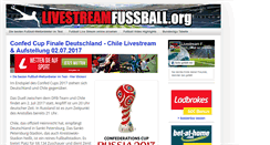 Desktop Screenshot of livestreamfussball.org