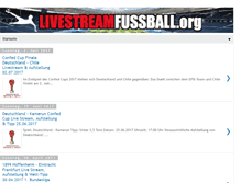 Tablet Screenshot of livestreamfussball.org